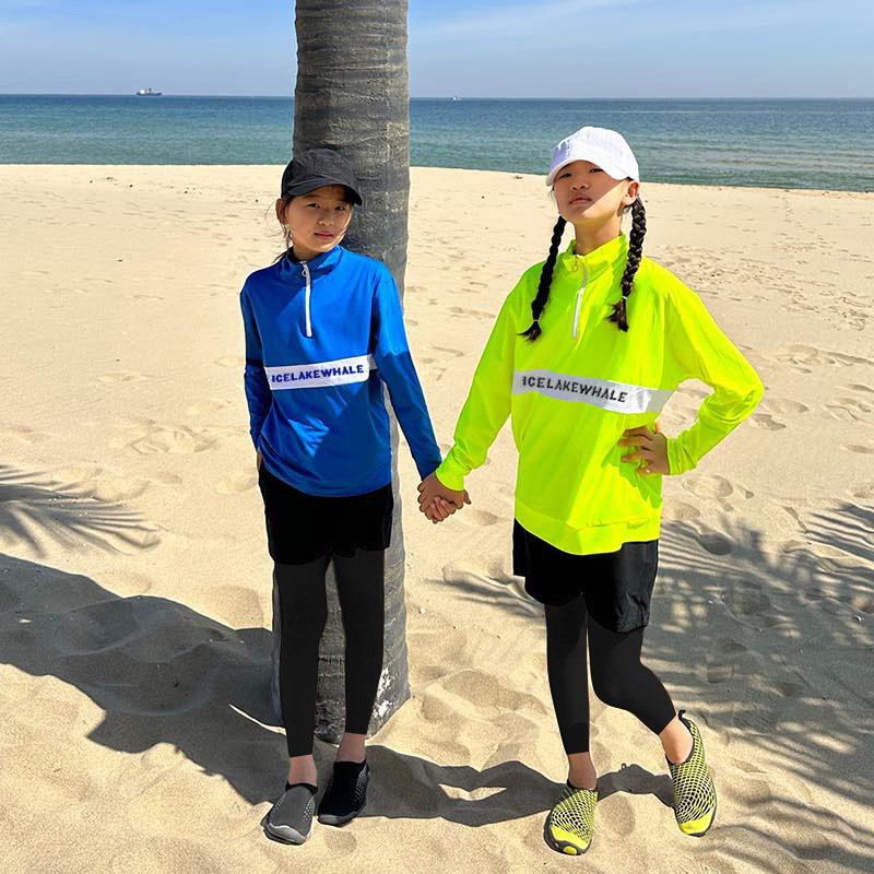 Rash Guard Long Sleeve - Üç parçalı uzun kollu Neon kapak