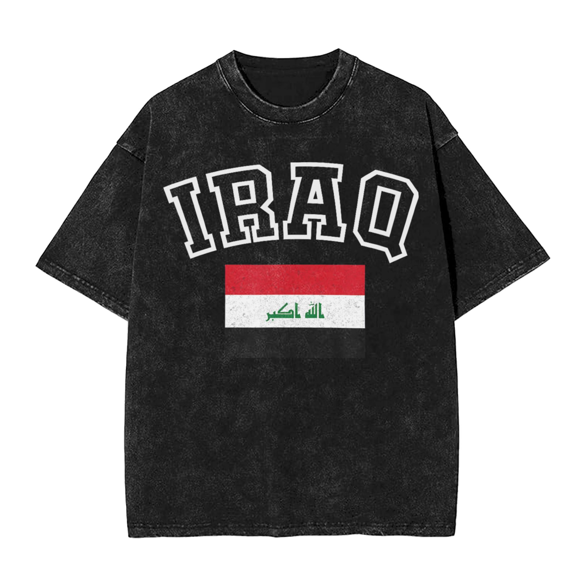 Summer Clothing Ideas - Irak Bayrağı Retro erkek T Shirt