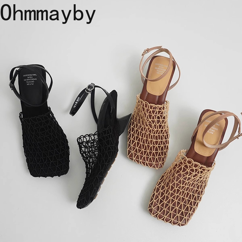 Summer Clothing Items - Tasarımcı Lüks Hollow Out Kadın Sandalet