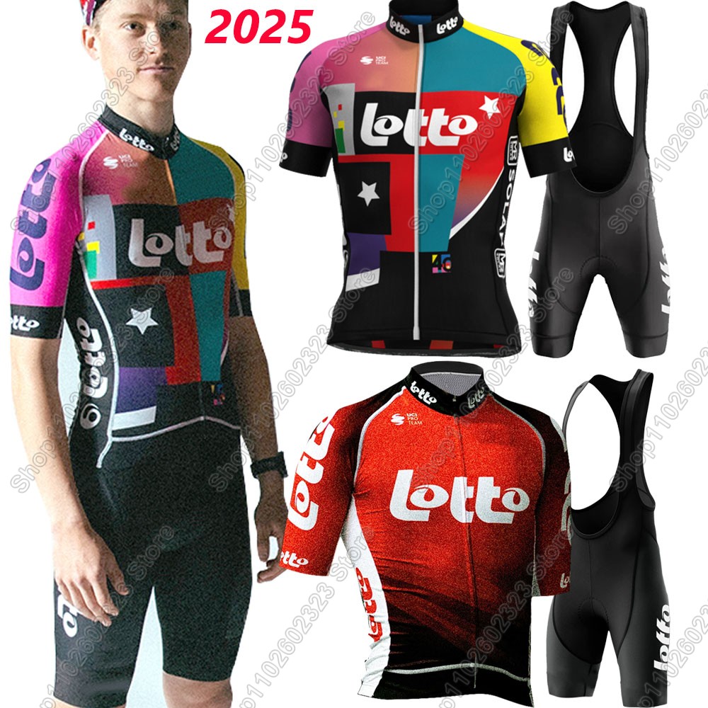 Summer Clothing Men 2025 - Loto takımı 2025 bisiklet forması seti
