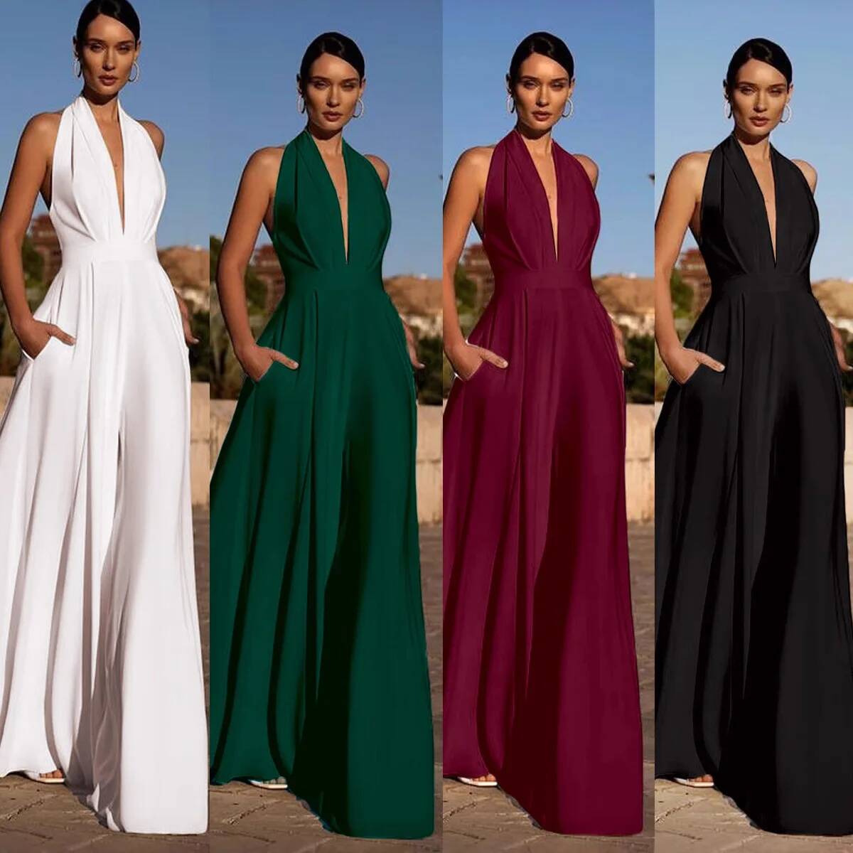 Summer Clothing For 70 Year Old Woman - Ofis Bayan Seksi Derin V Tulum