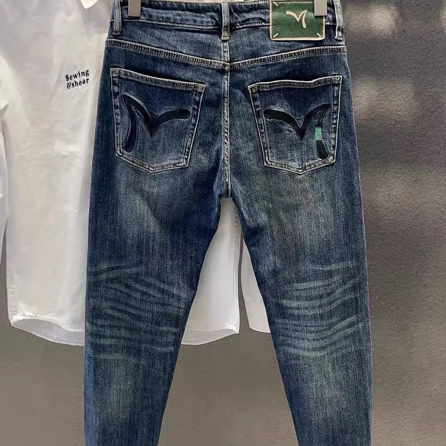 Summer Clothing Trends 2025 - Erkek Giyim Retro Kot Pantolon Erkek