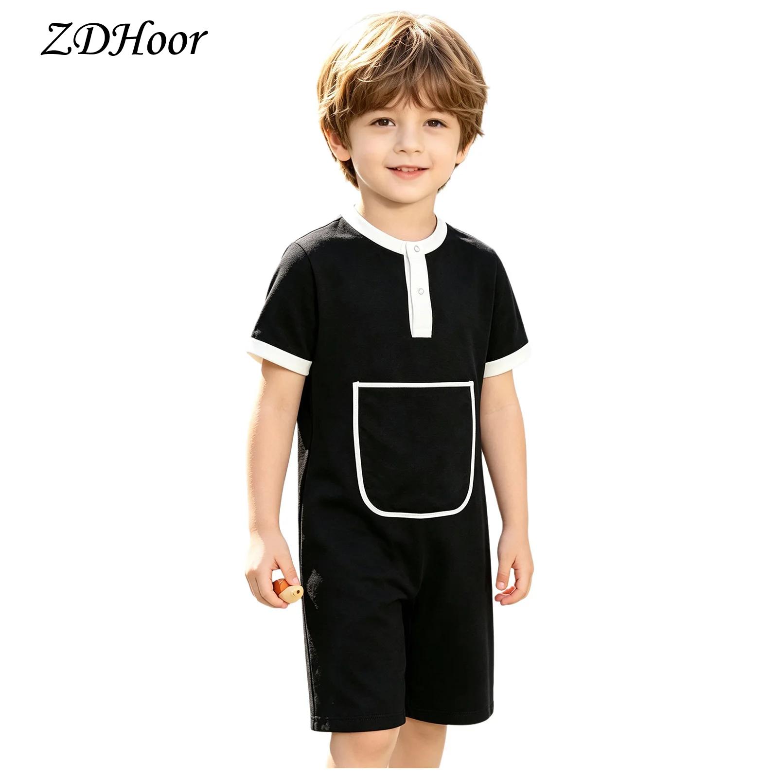 Summer Clothing For Kids Girls - Çocuk Erkek Kız Çocukları İçin Düğmeli