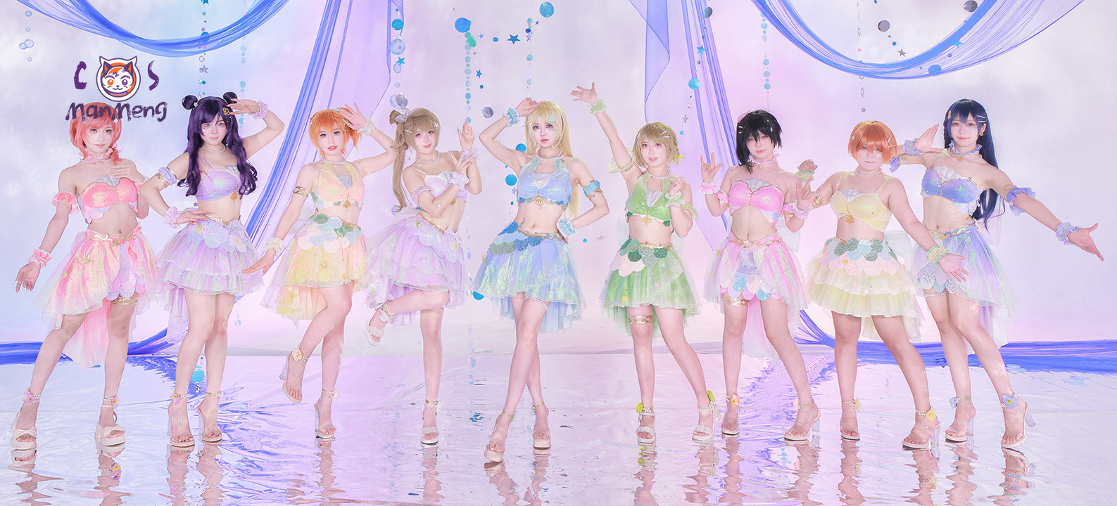 Summer Clothing Items - Anime LoveLive! Hanayo Koizumi denizkızı Cosplay