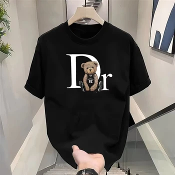 Summer Clothing Brands - Lüks Marka Sevimli Ayı Baskı Tee
