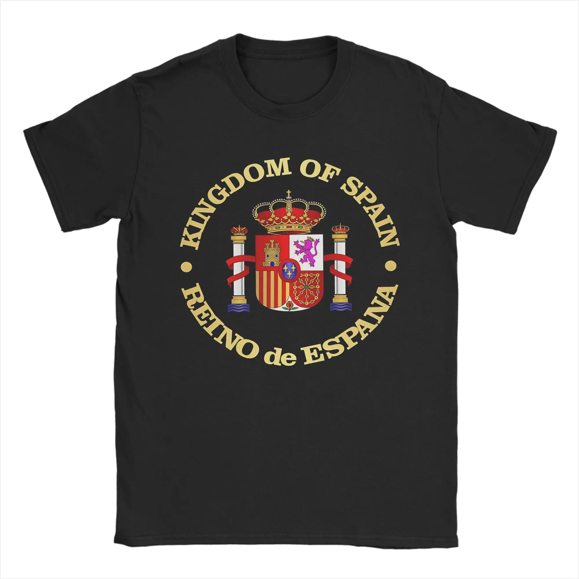 Summer Clothing Ideas - İspanya Arması T Shirt Erkek Saf