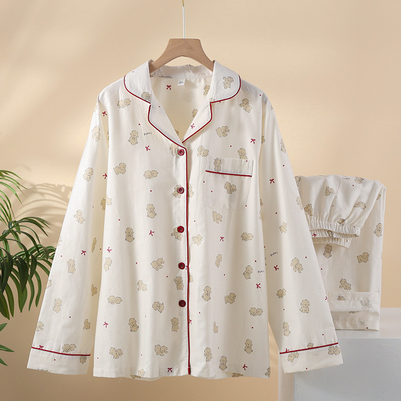Summer Gauze Clothing - 2026 Yeni İlkbahar/Yaz Kadın Pijama Takımı