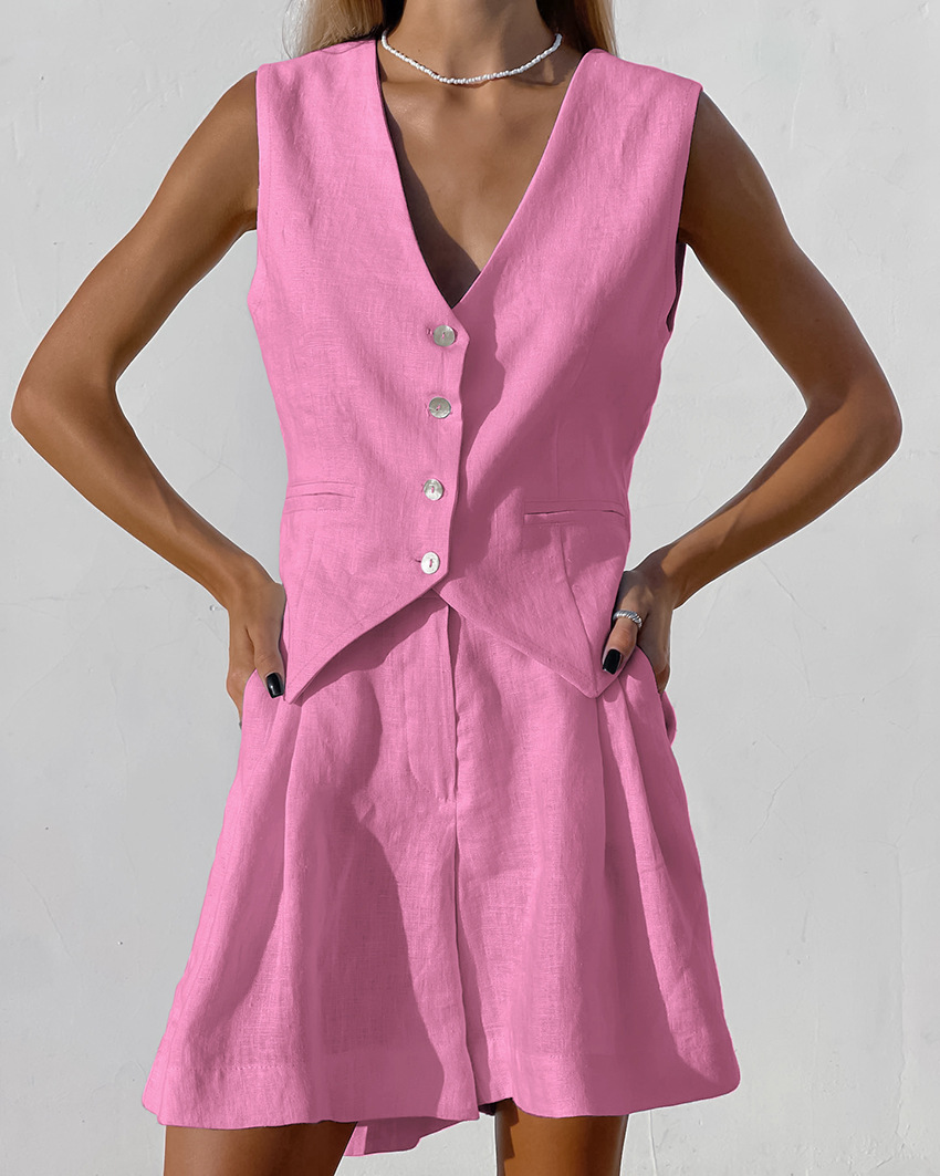 2023 Yeni Takım Elbise Yelek + - Summer Clothing Linen incelemesi ve fiyatı
