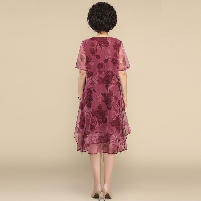 Yeni o-boyun kısa kollu elbise - Summer Clothing For 70 Year Old Woman incelemesi ve fiyatı