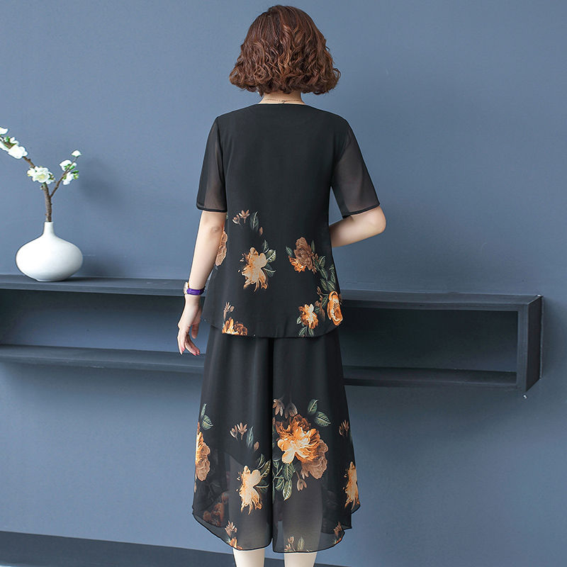 Zarif Moda Çiçek Baskı Dantel  - Summer Clothing For 70 Year Old Woman incelemesi ve fiyatı