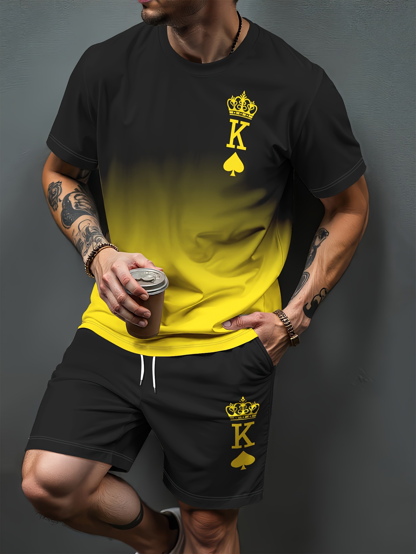 Degrade Mektup Desen 3D Baskı  - Summer Clothing Items incelemesi ve fiyatı