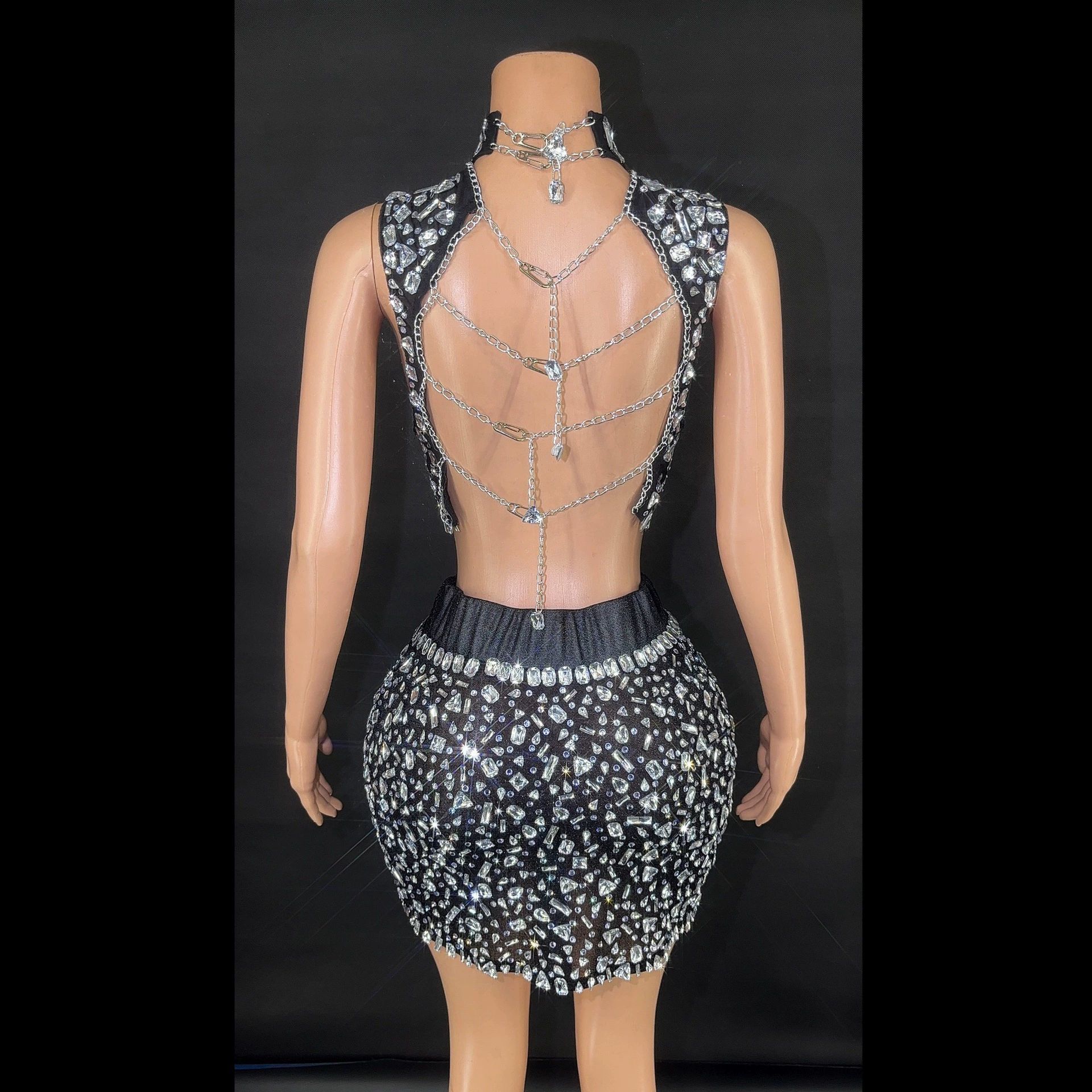 Tam elmas detaylı bölünmüş elb - Summer Clothing Words incelemesi ve fiyatı