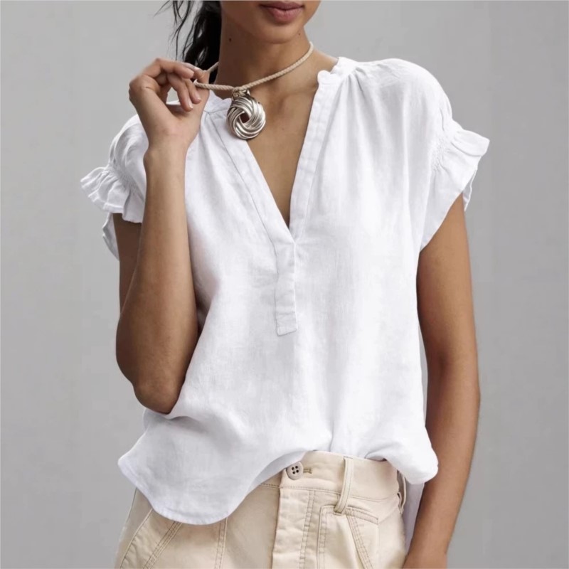 Kadın Bluzları 2026 İlkbahar Y - Summer Linen Clothing For Women incelemesi ve fiyatı
