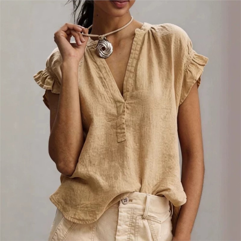 Kadın Bluzları 2026 İlkbahar Y - Summer Linen Clothing For Women incelemesi ve fiyatı