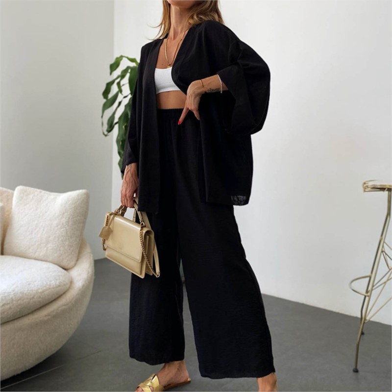 Kadın keten pantolon takım elb - Summer Clothing Linen incelemesi ve fiyatı