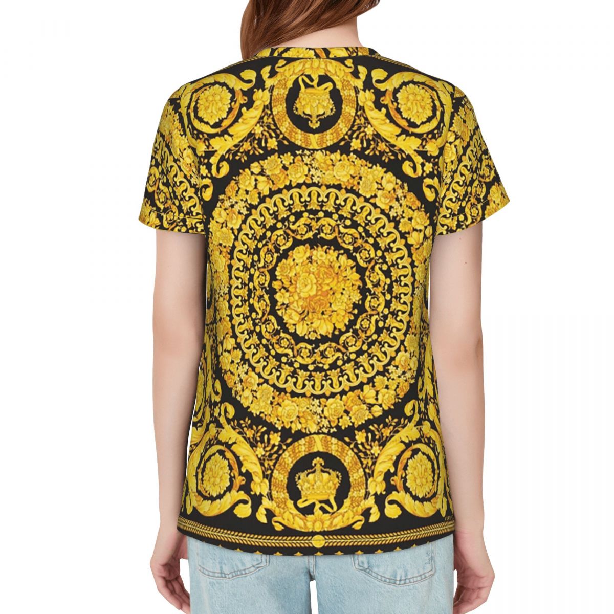 Dekoratif Altın Madalyon Barok - Summer Clothing For 70 Year Old Woman incelemesi ve fiyatı