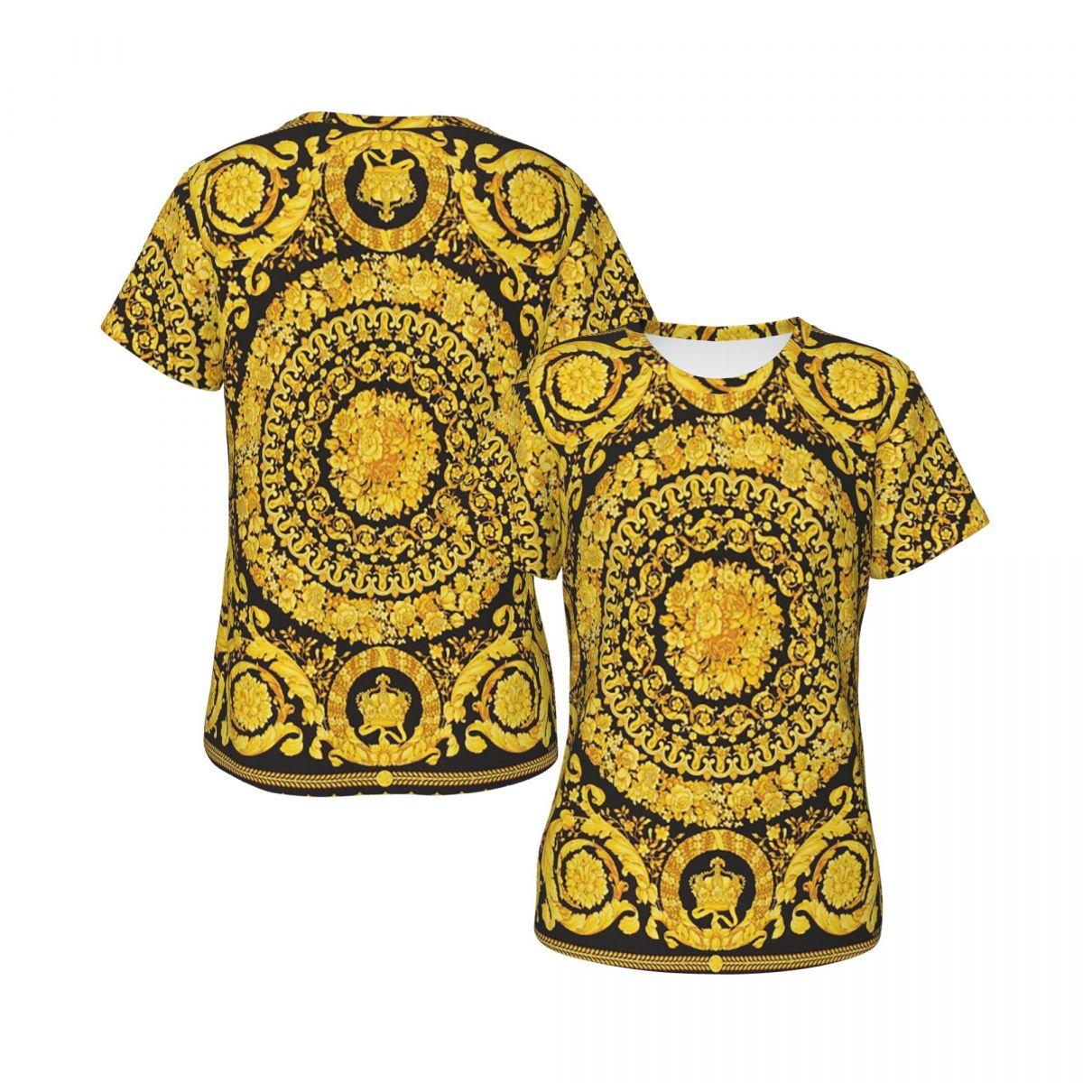 Dekoratif Altın Madalyon Barok - Summer Clothing For 70 Year Old Woman incelemesi ve fiyatı