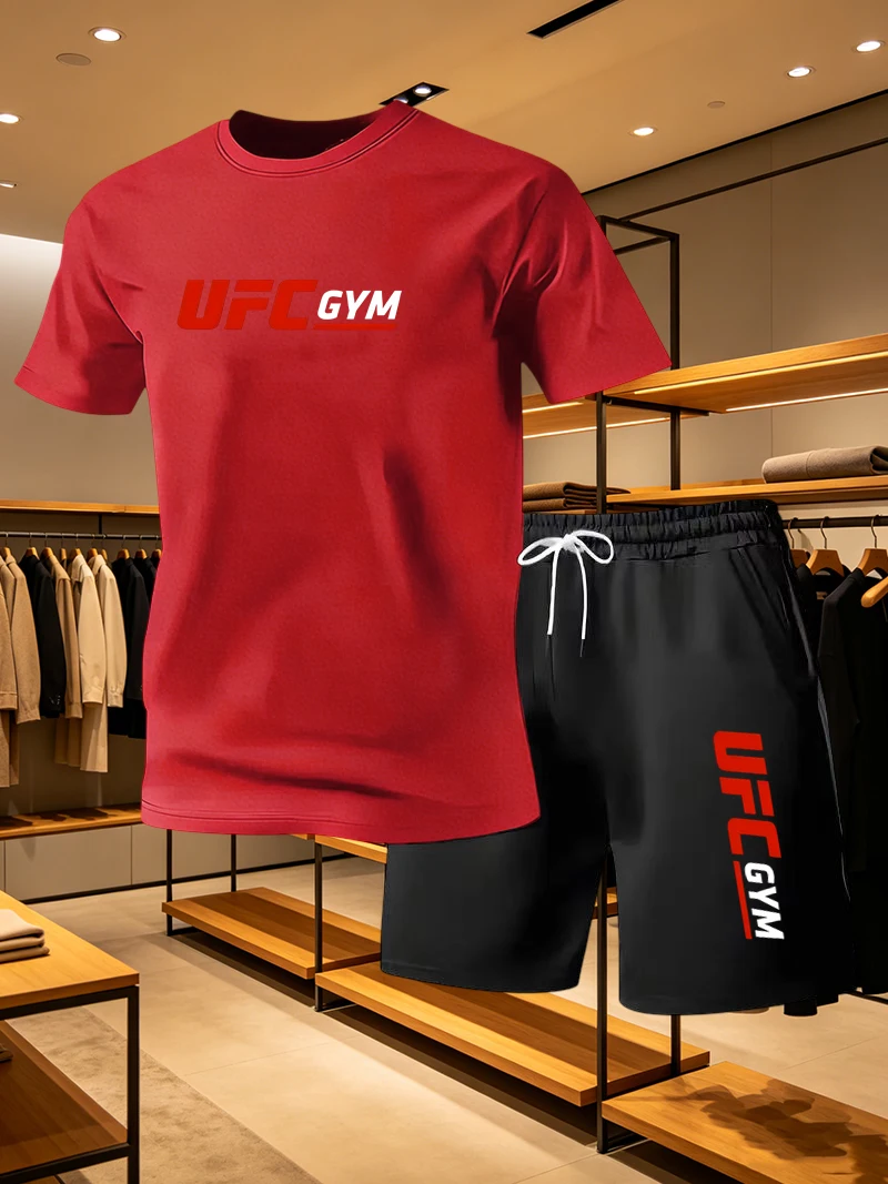 Erkek Moda Tişört Şort UFC Gün - Summer Quotes incelemesi ve fiyatı