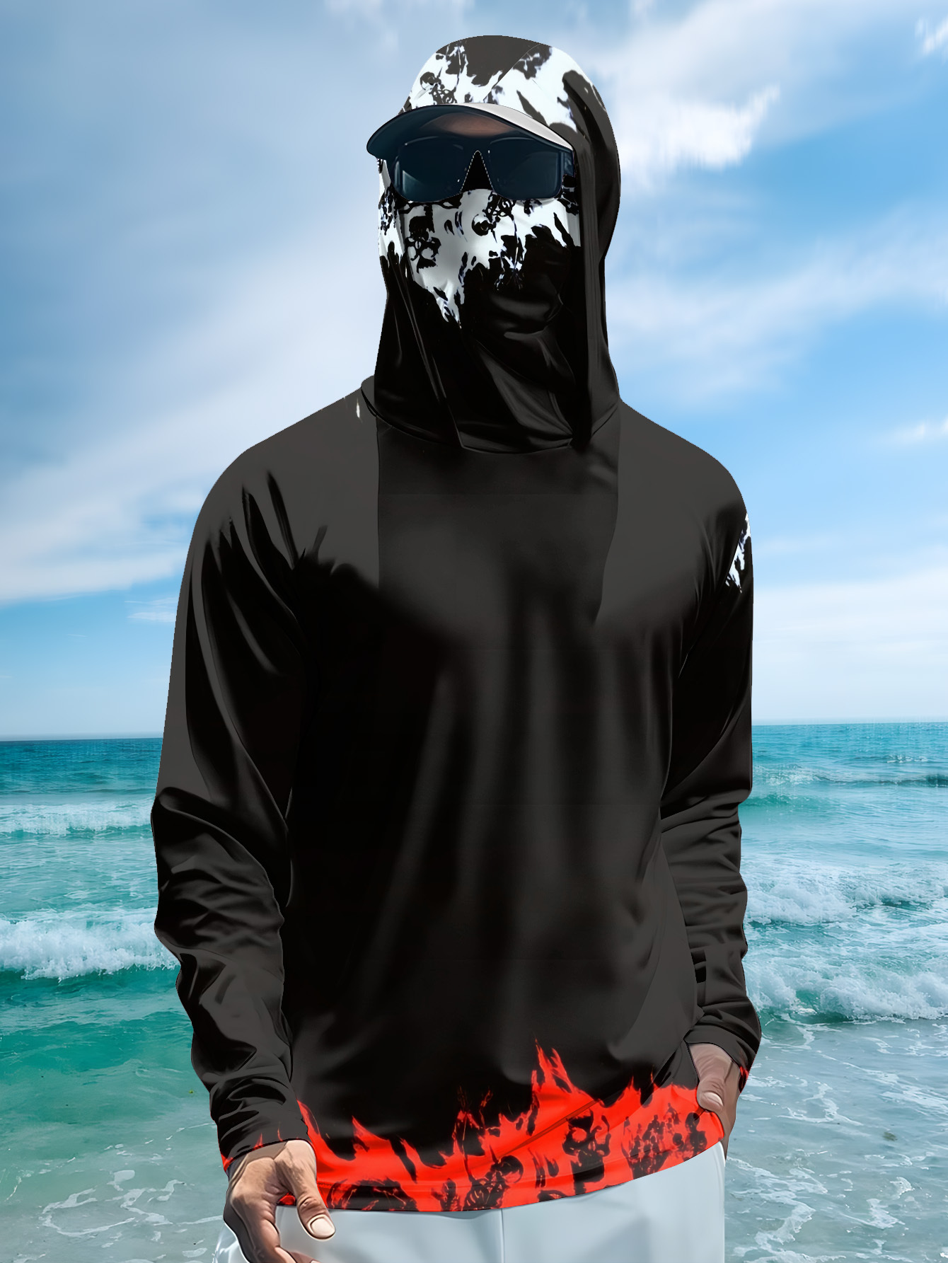 Erkekler Kapüşonlu Balıkçı Göm - Rash Guard Long Sleeve incelemesi ve fiyatı