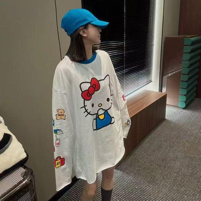 Uzun kollu Hello Kitty yaz yen - Summer Clothing Usa incelemesi ve fiyatı