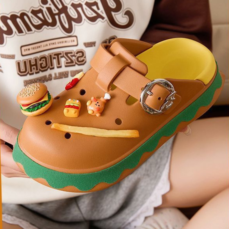 Komik Hamburger yazlık terlik  - Summer Clothing Wraps incelemesi ve fiyatı