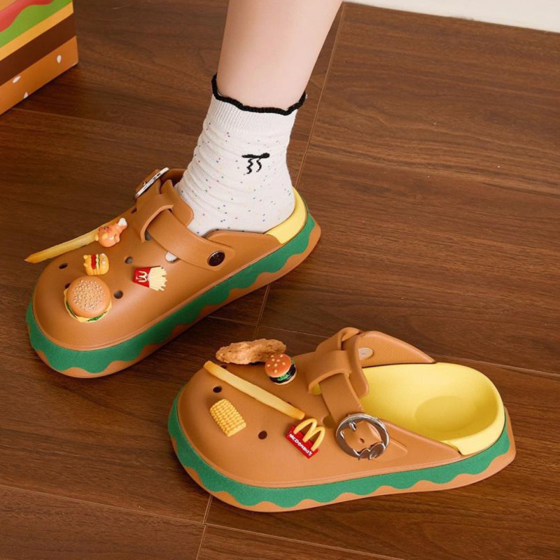 Komik Hamburger yazlık terlik  - Summer Clothing Wraps incelemesi ve fiyatı