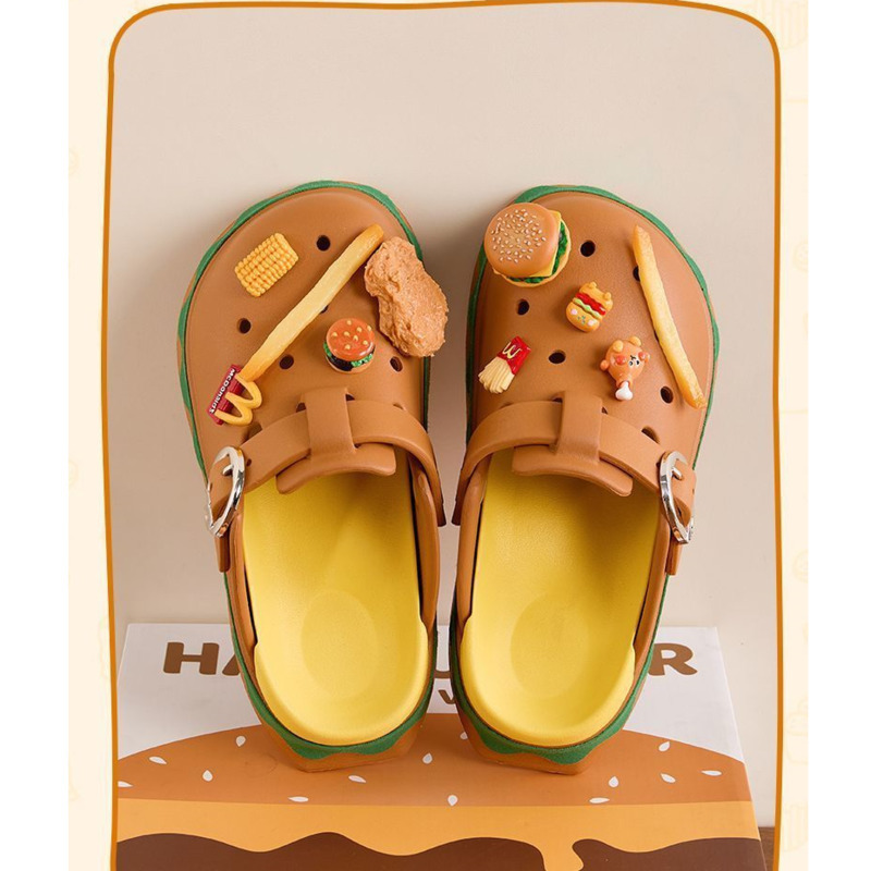 Komik Hamburger yazlık terlik  - Summer Clothing Wraps incelemesi ve fiyatı