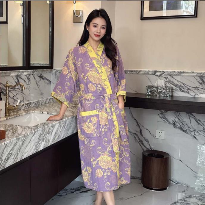 Pamuklu Gazlı Baskılı Kimono B - Summer Gauze Clothing incelemesi ve fiyatı