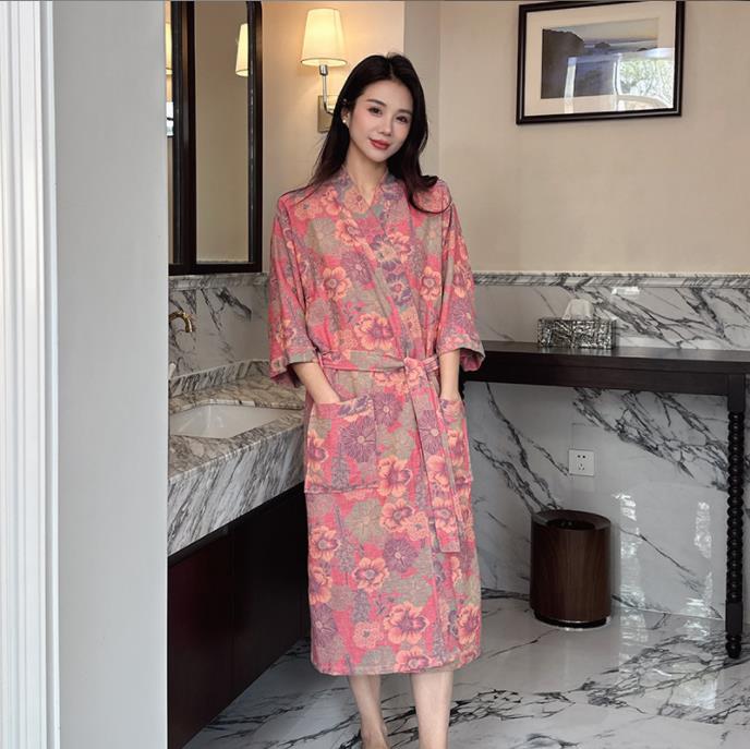 Pamuklu Gazlı Baskılı Kimono B - Summer Gauze Clothing incelemesi ve fiyatı