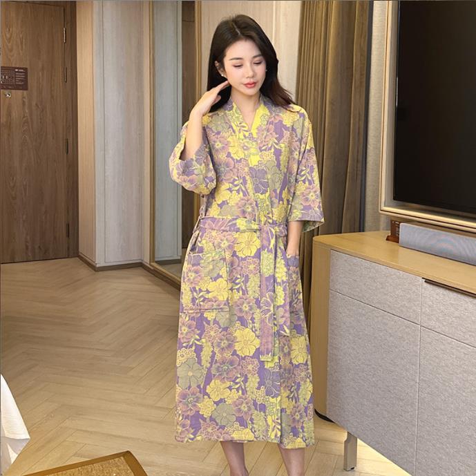 Pamuklu Gazlı Baskılı Kimono B - Summer Gauze Clothing incelemesi ve fiyatı