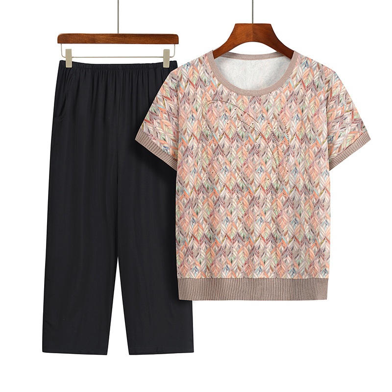 Rahat yaz büyükanne iki parçal - Summer Clothing For 70 Year Old Woman incelemesi ve fiyatı