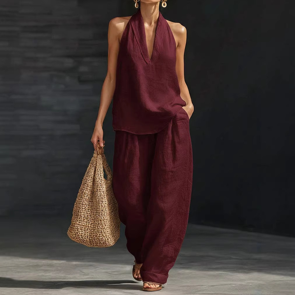 Yazlık Retro Düz Renk Pamuklu  - Summer Clothing Linen incelemesi ve fiyatı
