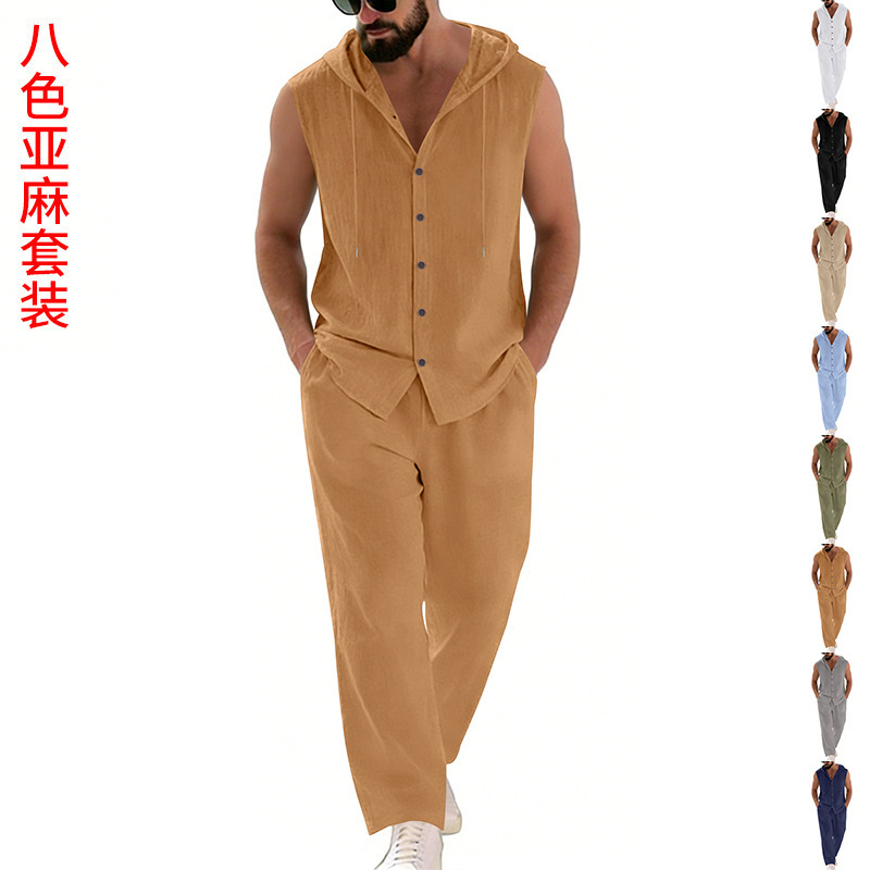 Erkek Günlük Keten Takım Elbis - Summer Clothing Usa incelemesi ve fiyatı
