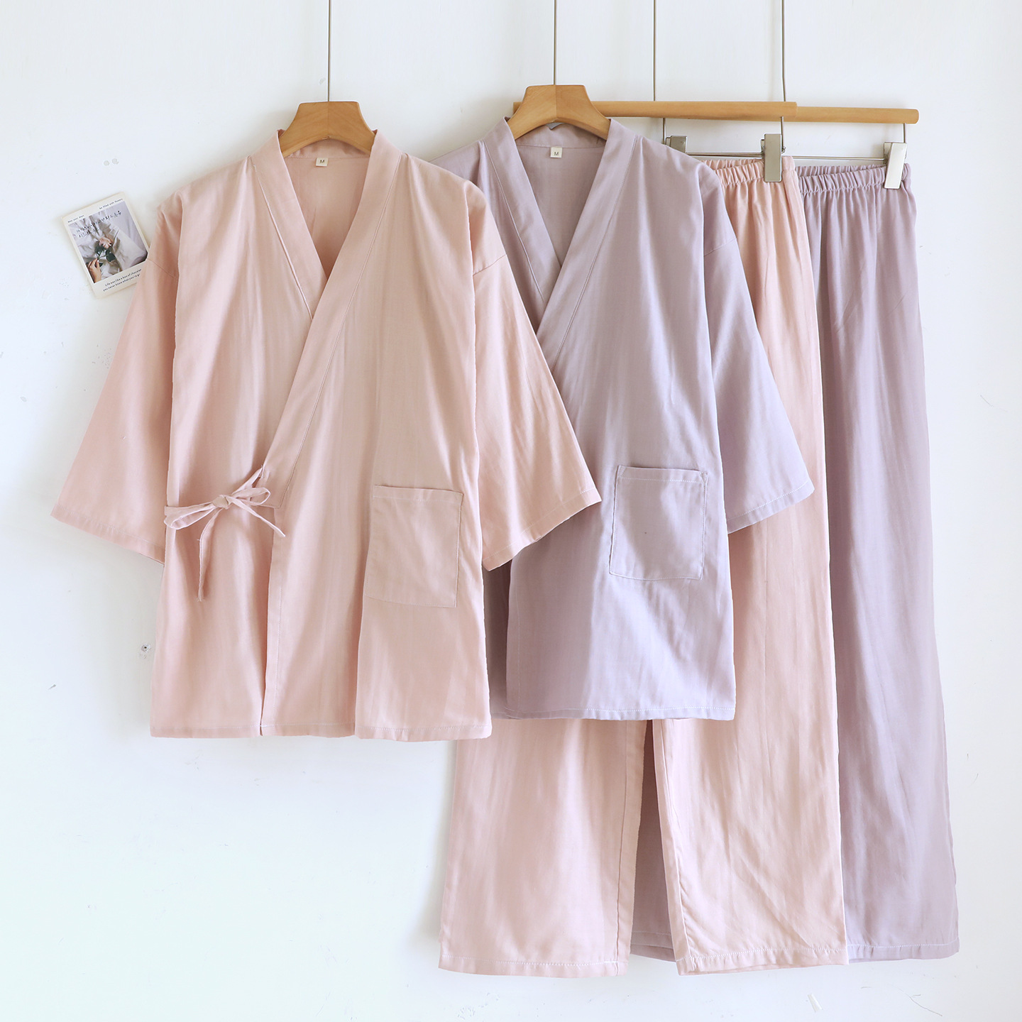 Yaz erkek ve kadın % 100% Pamu - Summer Gauze Clothing incelemesi ve fiyatı