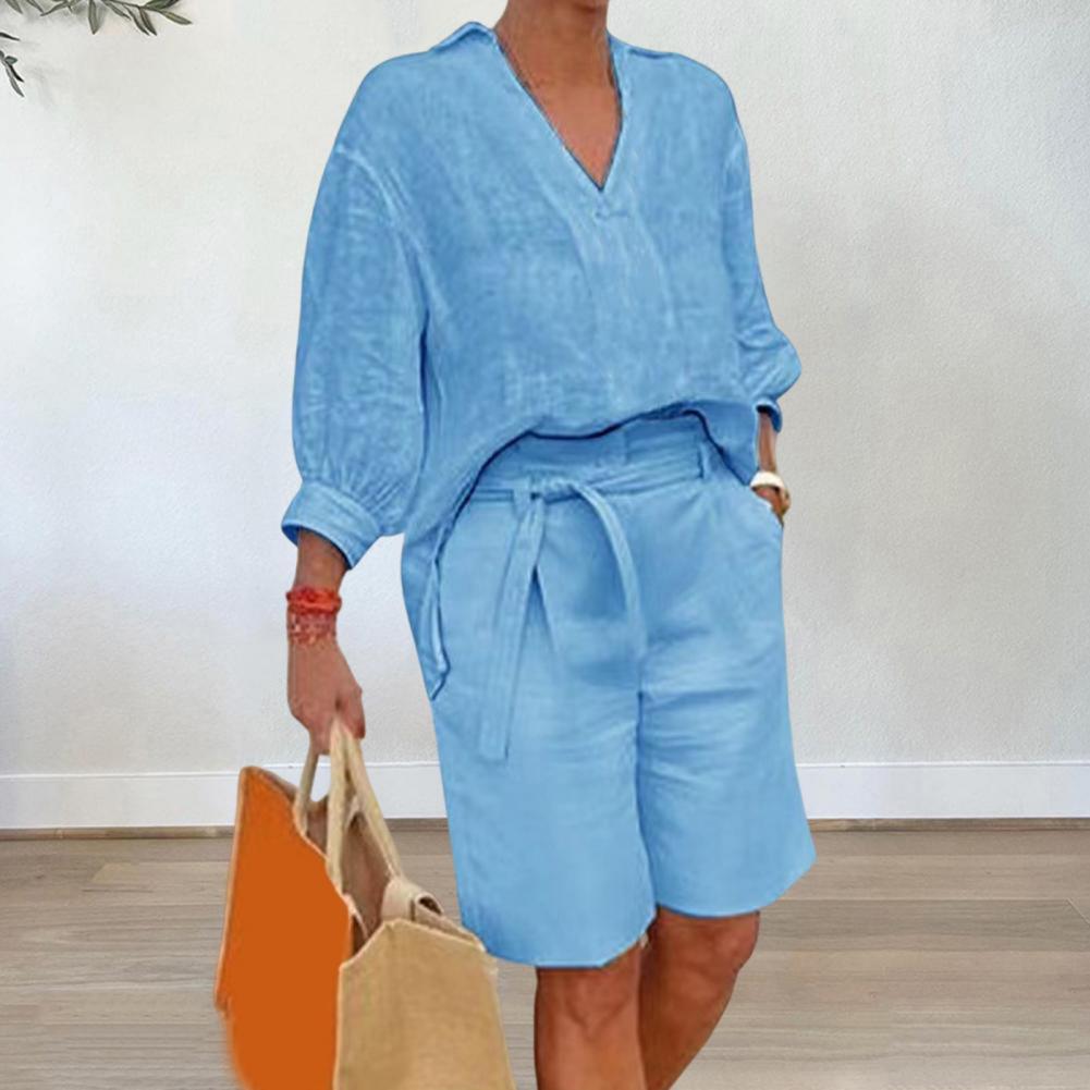 Pamuklu Keten Kadın İki Parçal - Summer Clothing Linen incelemesi ve fiyatı