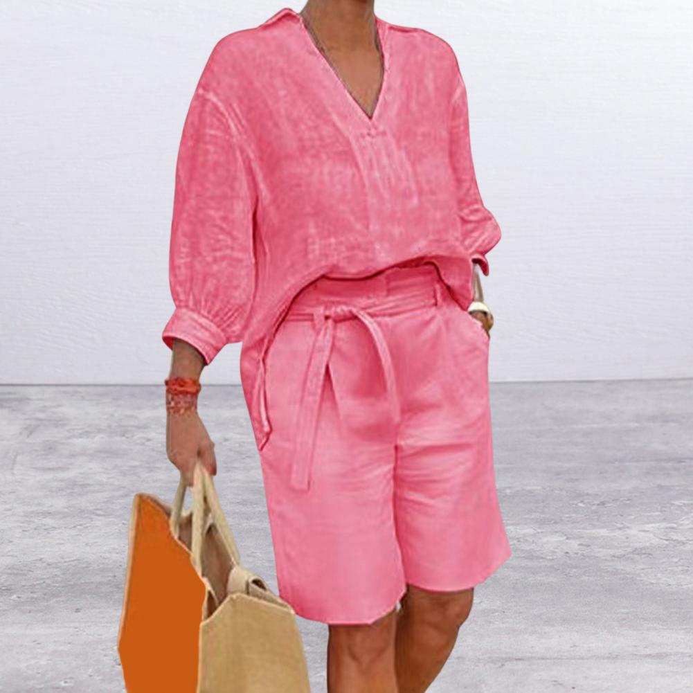 Pamuklu Keten Kadın İki Parçal - Summer Clothing Linen incelemesi ve fiyatı