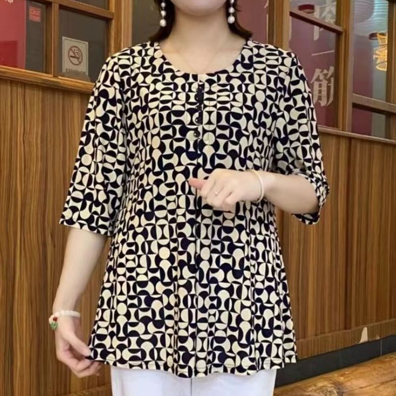 Vintage baskılı tişört Casual  - Summer Clothing For 70 Year Old Woman incelemesi ve fiyatı