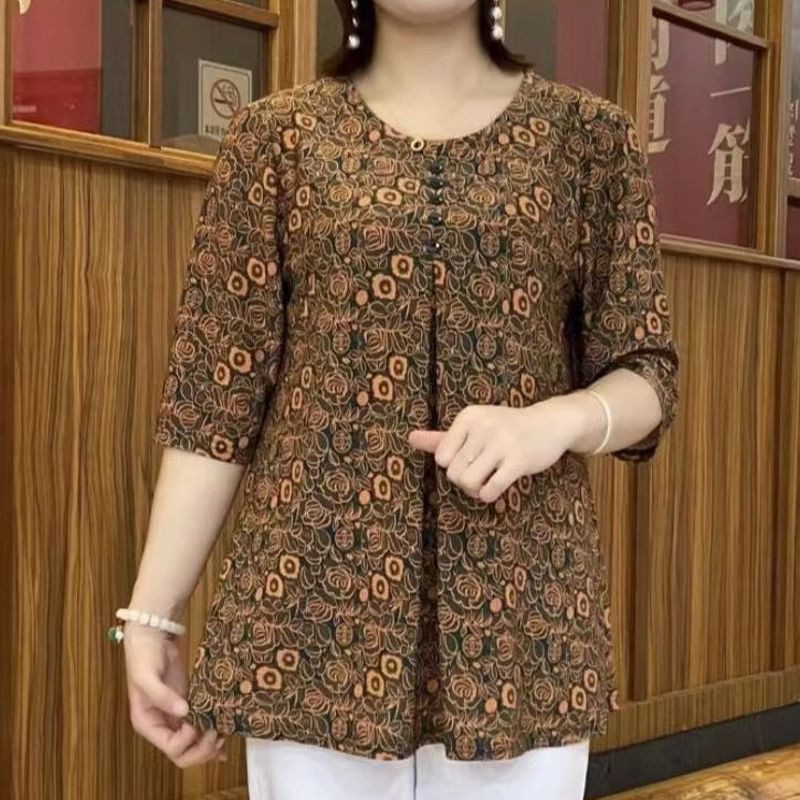 Vintage baskılı tişört Casual  - Summer Clothing For 70 Year Old Woman incelemesi ve fiyatı