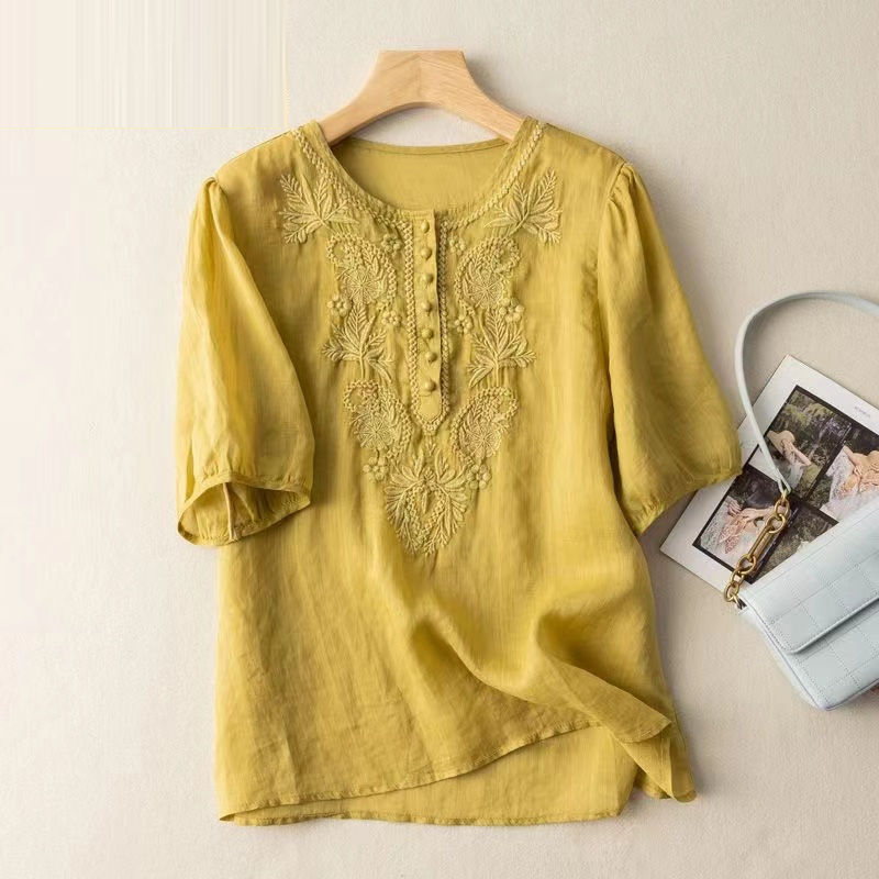 Kadın giyim 2024 yaz Vintage e - Summer Clothing Linen incelemesi ve fiyatı