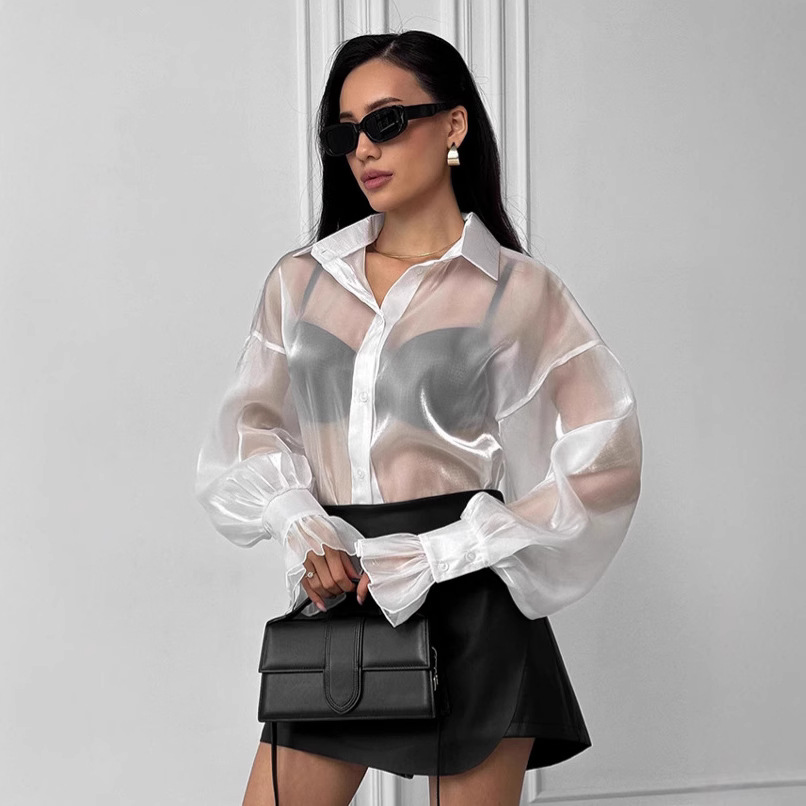 2025 Bahar Örgü Gömlek Kadın B - Summer Gauze Clothing incelemesi ve fiyatı