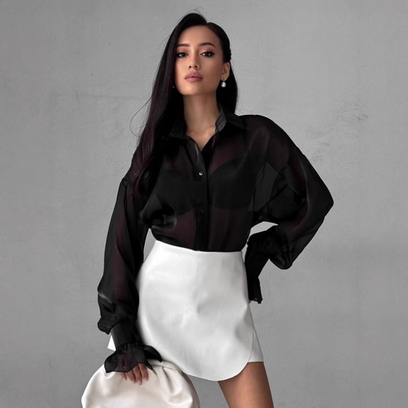 2025 Bahar Örgü Gömlek Kadın B - Summer Gauze Clothing incelemesi ve fiyatı