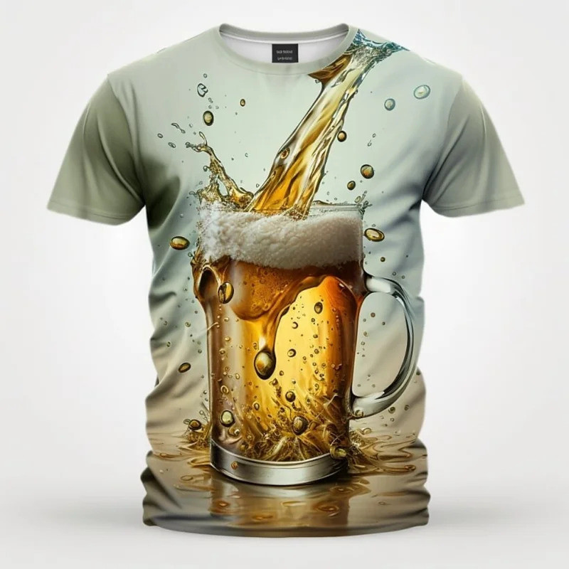 2025 Erkek Tişörtü 3D Baskılı  - Summer Clothing Men 2025 incelemesi ve fiyatı