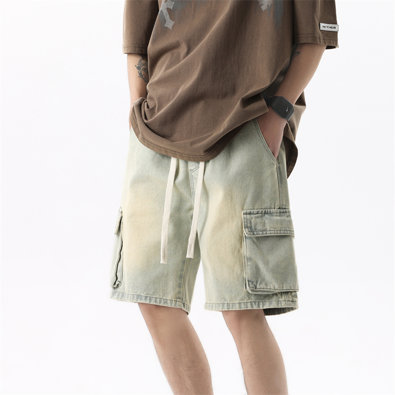 Yaz erkek Kot Şort Retro Moda  - Summer Clothing Brands incelemesi ve fiyatı