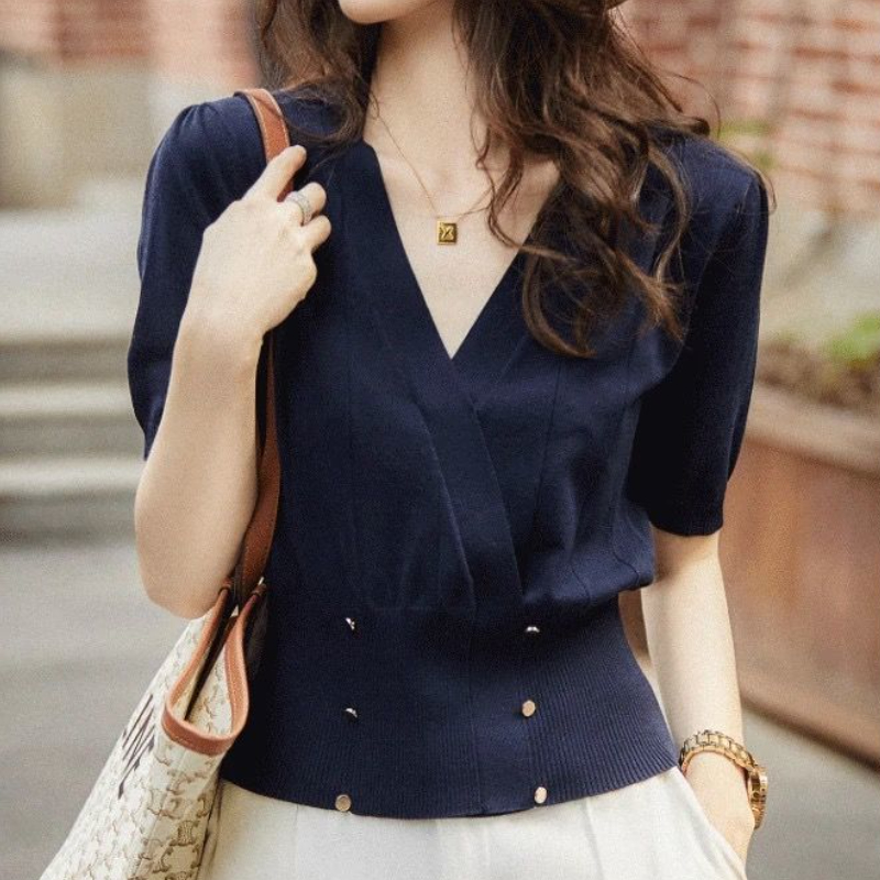 Bluzlar kadınlar yaz katı sade - Summer Linen Clothing For Women incelemesi ve fiyatı